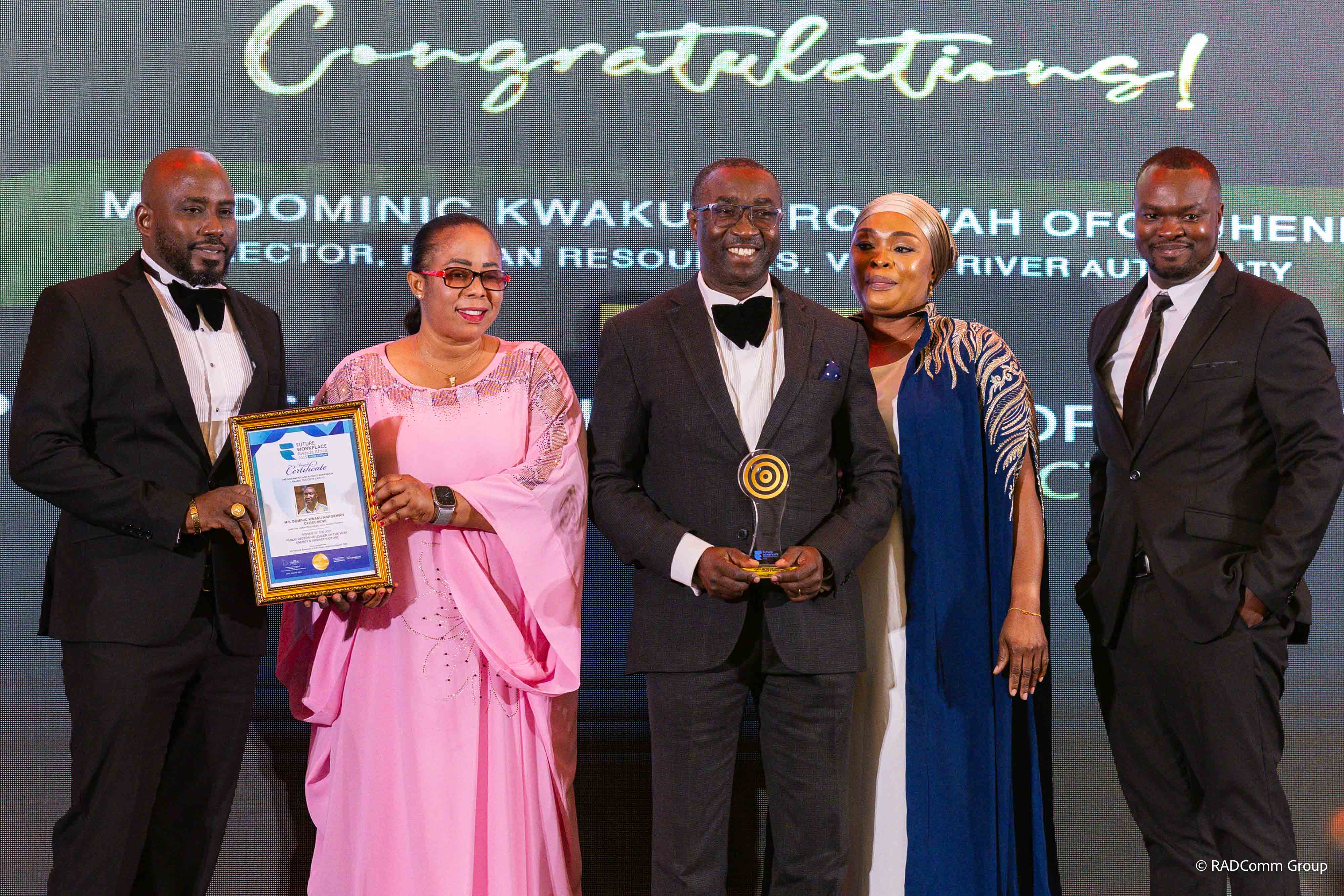 Awards ceremony recognizing excellence in public sector leadership